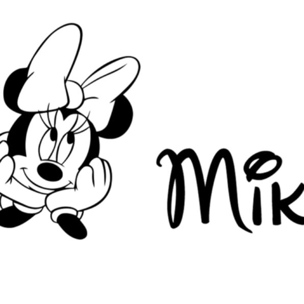 Stenska nalepka Minnie